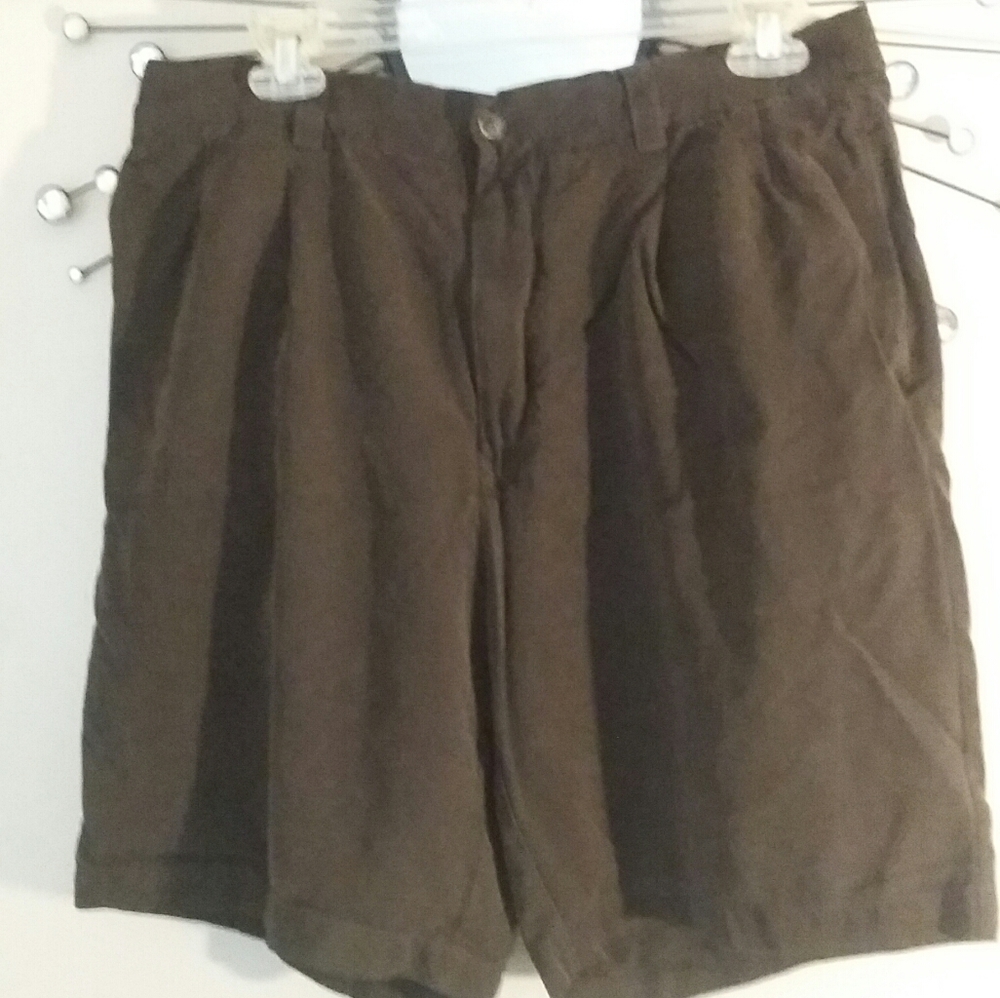 Tommy Bahama Mens Shorts 33x9 Brown  Silk